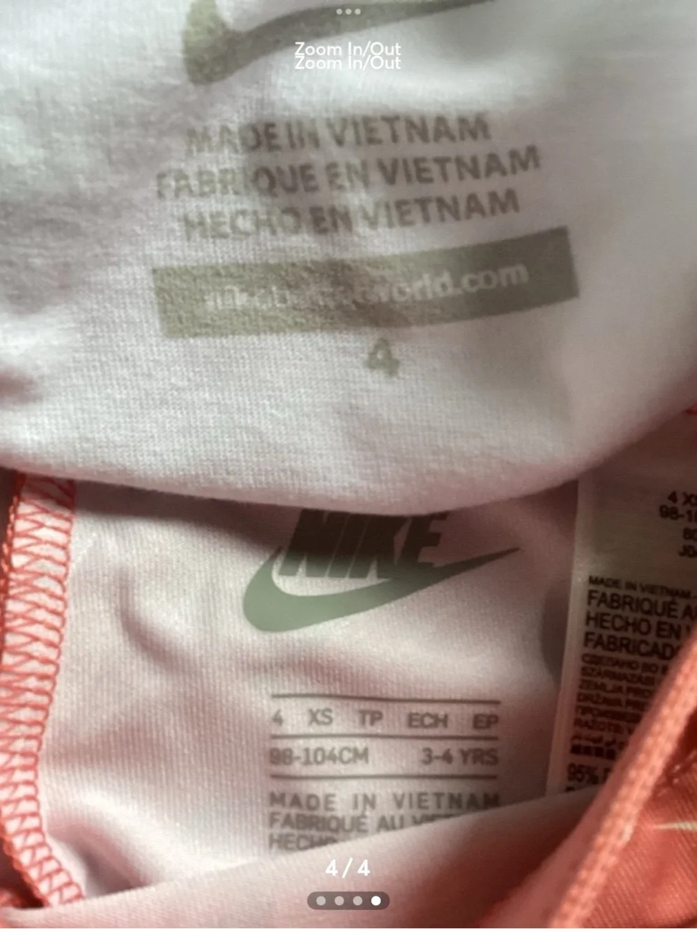 Nike girls Tee & Leggings outfit size 4(NWT) ~FIRM, NO OFFERS~ - Picture 4 of 4